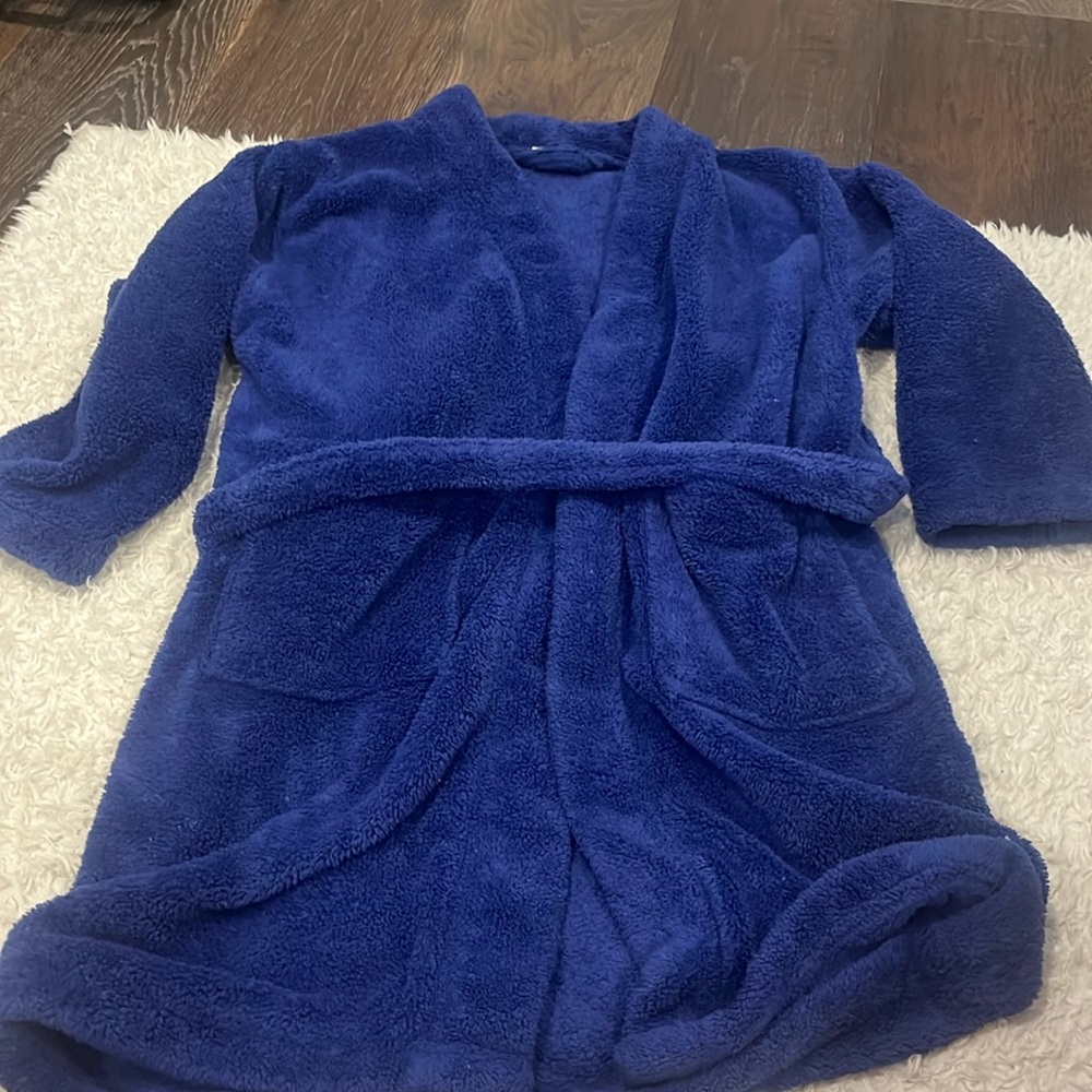 Kids blue robe